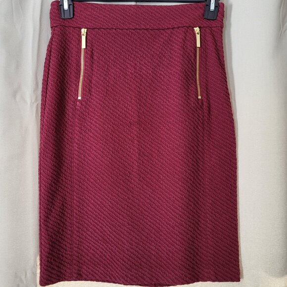 Michael Kors Dresses & Skirts - Michael Kors burgundy/maroon skirt